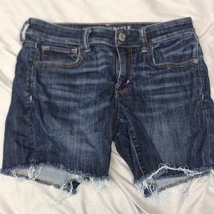 AEO Jean midi shorts